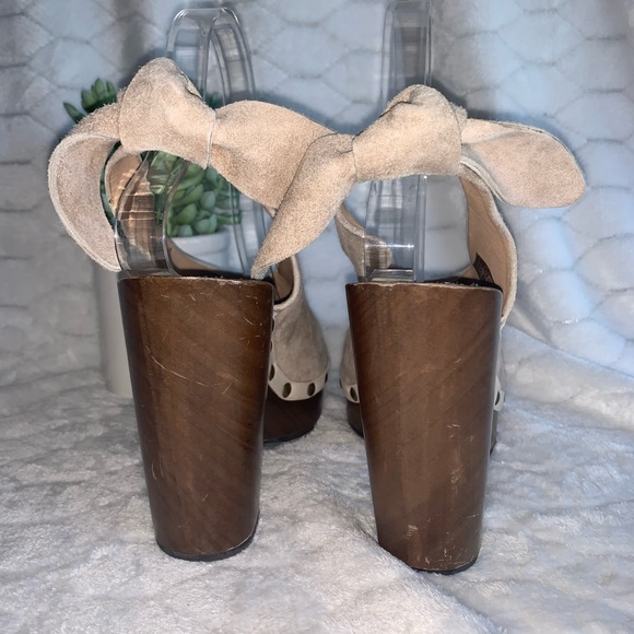 Ulla Johnson Mina Leather wooden clog - Picture 9 of 16